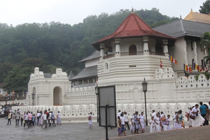 Temple with the sacred Tooth Relic in Kandy