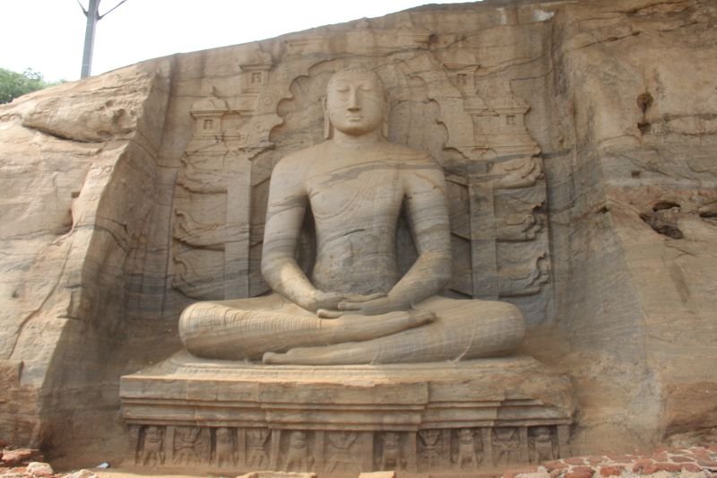 Statue in Polonnaruva, Sri Lanka